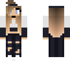 dark blue and white girl brown hair