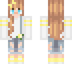 overalls white with yellow stripes