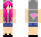 pink hoodie girl