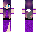 purple wolf girl dress
