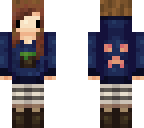 girl with brown and red hair