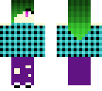 green haired girl