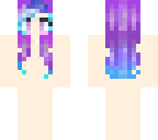 ombre hair base blue-purple