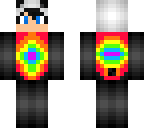 rainbow boy panda