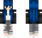 blue hair pastel