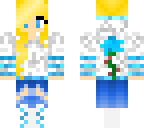 blue rose girl