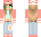 cute pink and blue girl