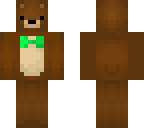 green bowtie bear
