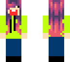 purple hair girl