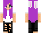 purple haired bunny