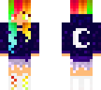 rainbow galaxy girl