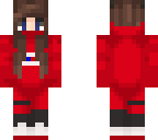red jump suit