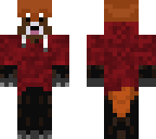 red panda in hoodie