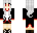 white haired girl