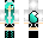 aqua wolf girl 