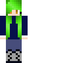 green hair school
