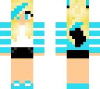 light blue outfit