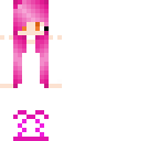 pink hair white