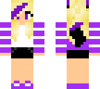 purple outfit