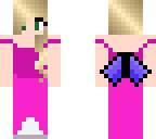 addi in fancy dress with wings