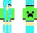 blue creeper girl