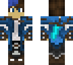 blue minecraftian