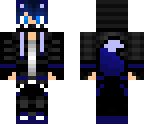 dark blue wolf boy