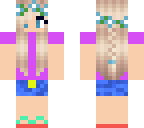 girl with flower headband