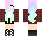 plaid pastel girl