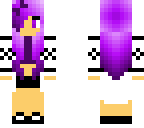purple casual girl