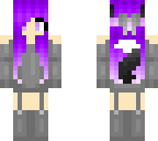 purple wolf girl
