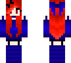 red-blue goth