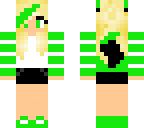 green outfit