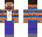 blue and orange steve