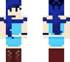 blue girl