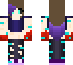 glitch demon girl