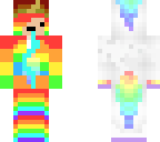 half rainbow unicorn half normal unicorn