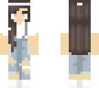 rachel with overalls