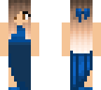 blue dress girl