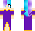 purple and blue
