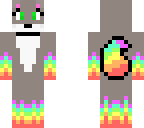 rainbow wolf