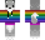 rainbow wolf