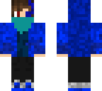 blue hoodie sans