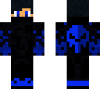 blue skull boy