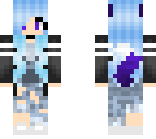 blue wolf girl