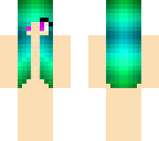 green to blue ombre girl hair base 2