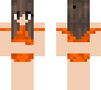 orange bikini babe