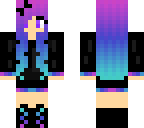 pink to aqua