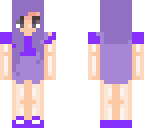 purple overalls