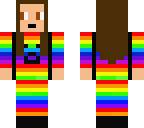 rainbow girl